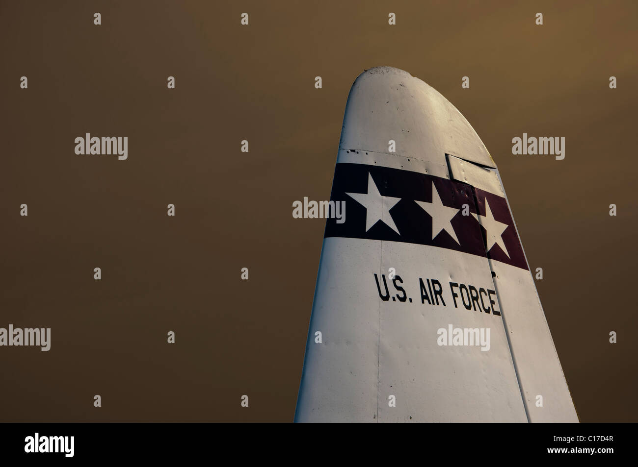 Detail U.S. Air Force Lockheed t-33 von 1950 Stockfoto