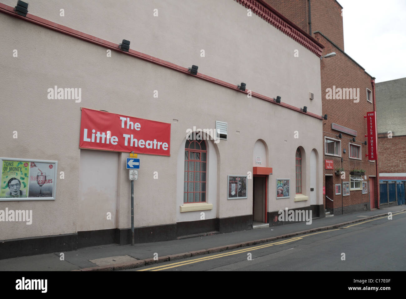 Das kleine Theater in Leicester, Leicestershire, England. Stockfoto