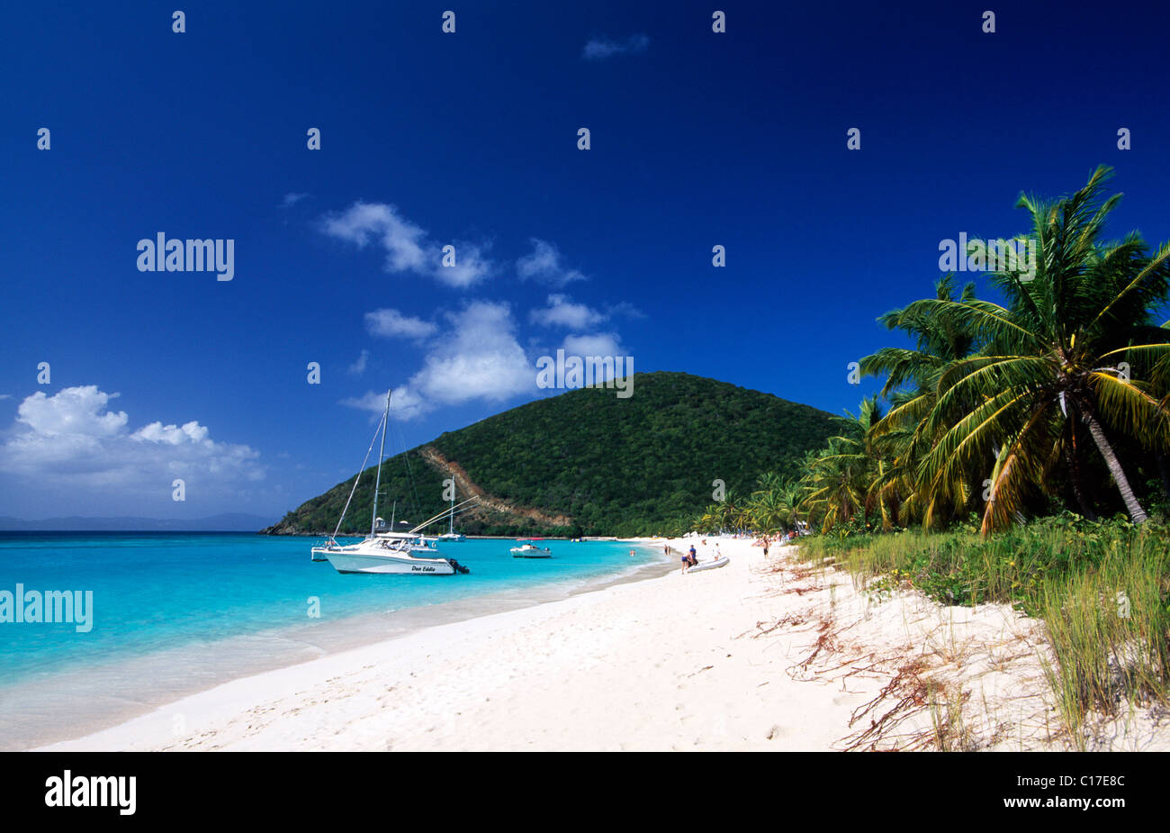 White Bay, Jost Van Dyke Island, Britische Jungferninseln, Caribbean Stockfoto