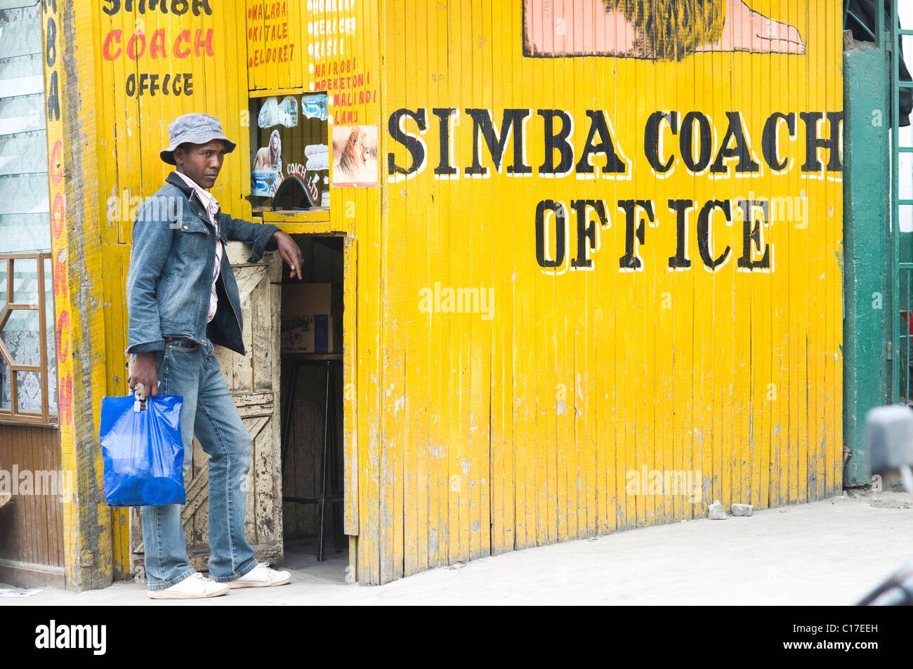 Straßenszene, Nakuru, Kenia Stockfoto