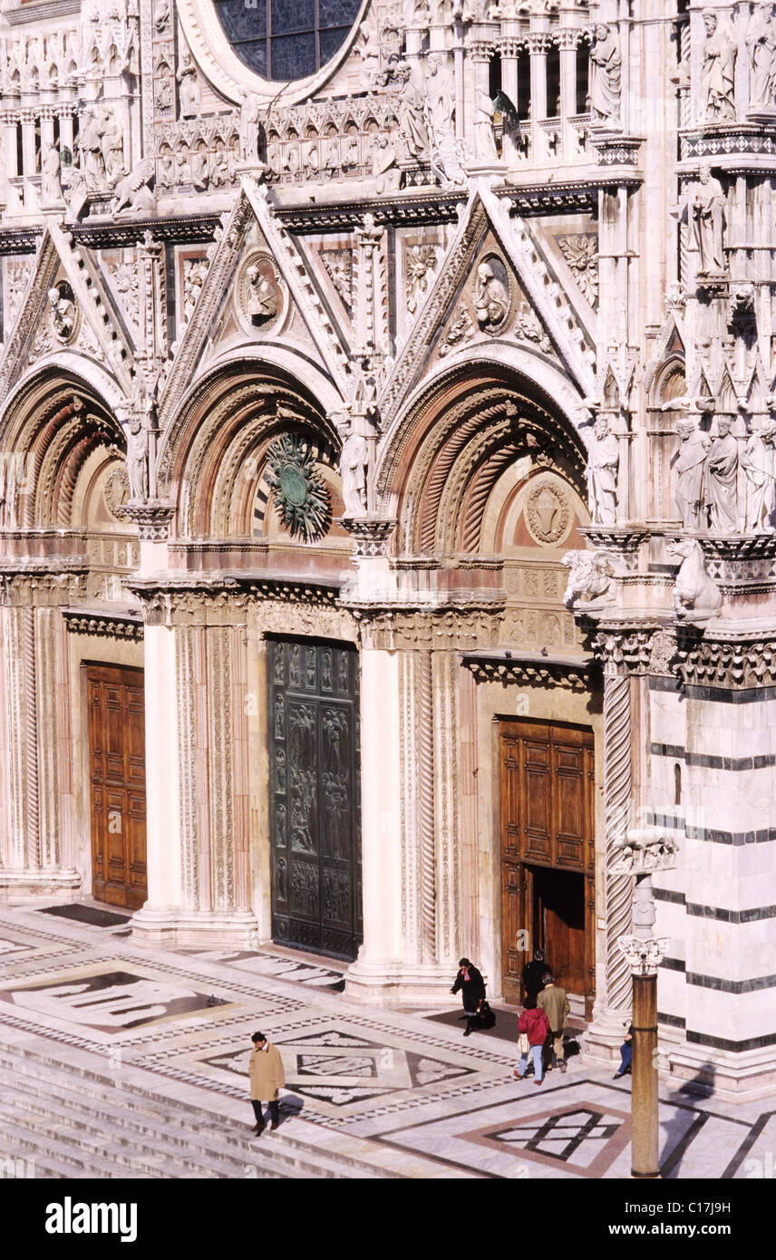 Italien, Toskana, Siena, der Duomo S Maria Dell' Assunta Stockfoto