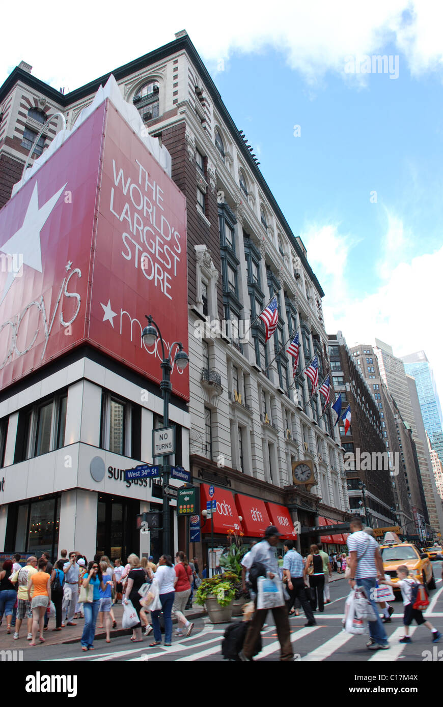 Macy's, New York 34th Street Stockfoto