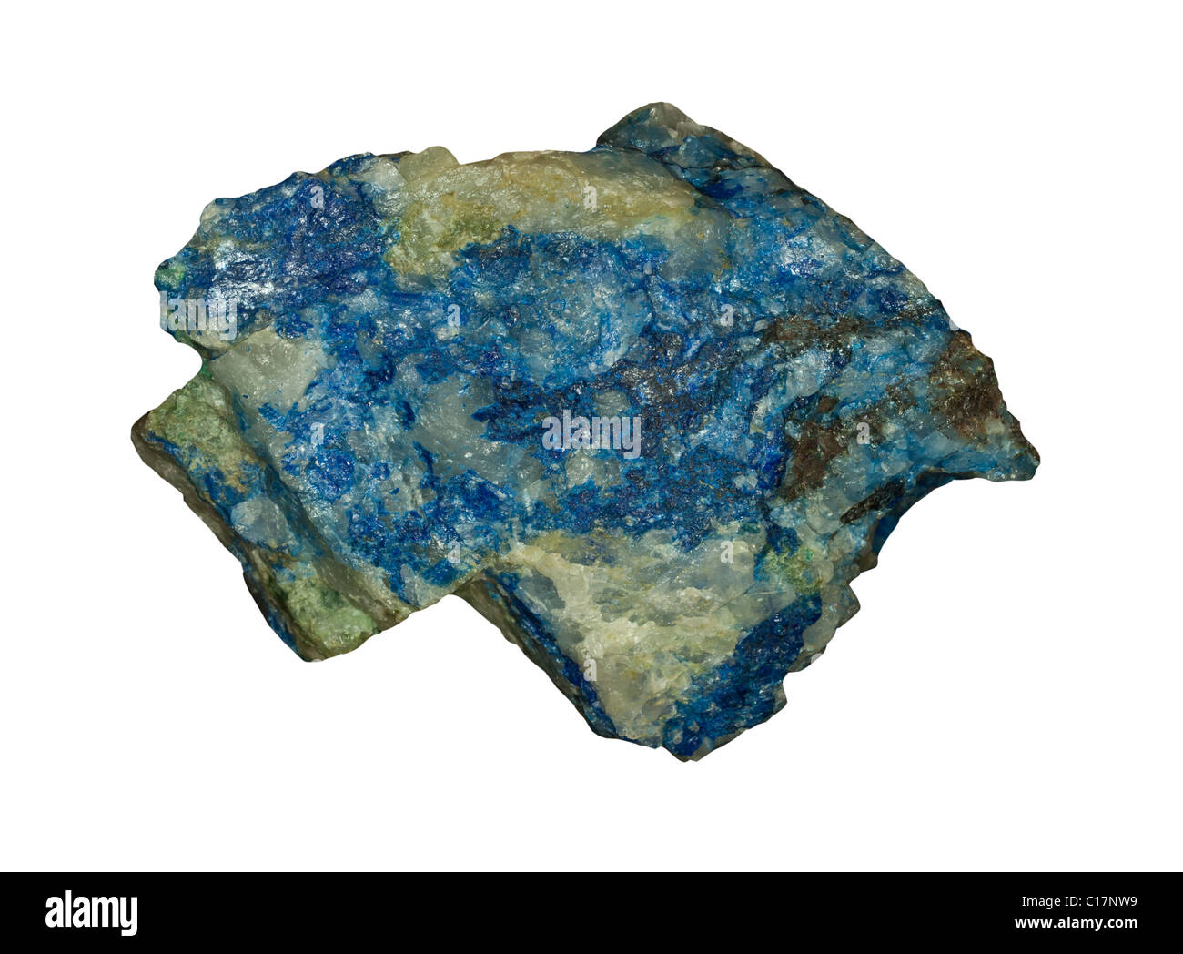 Azurit Mineral aus Kasachstan Stockfoto