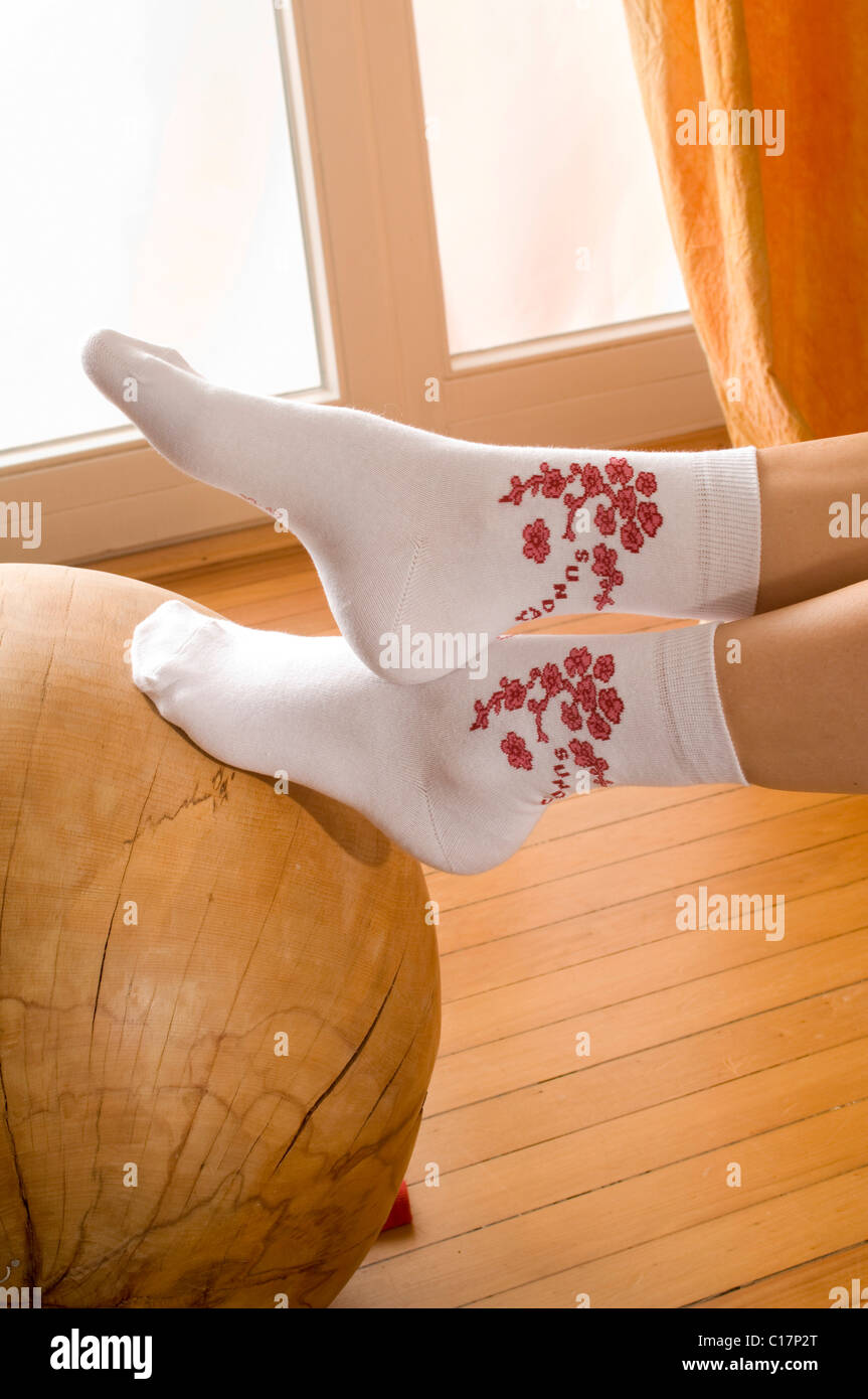 Damen Socken Stockfoto