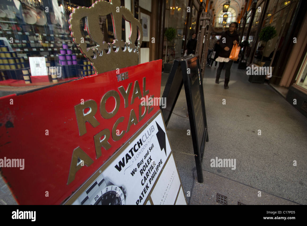 Royal Arcade-London Stockfoto
