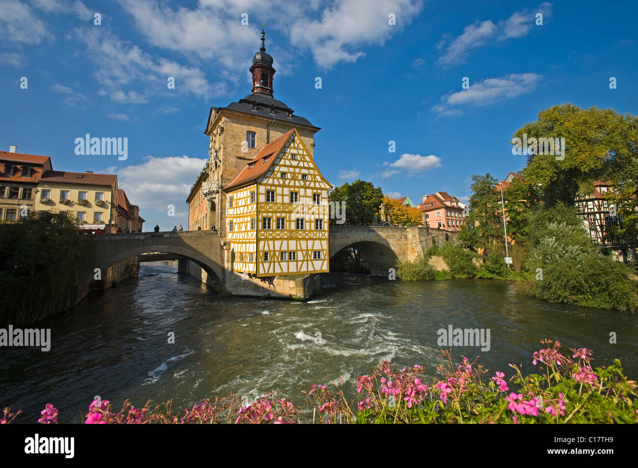 Altes Rathaus, Bamberg, Upper Franconia, Bayern, Deutschland, Europa Stockfoto