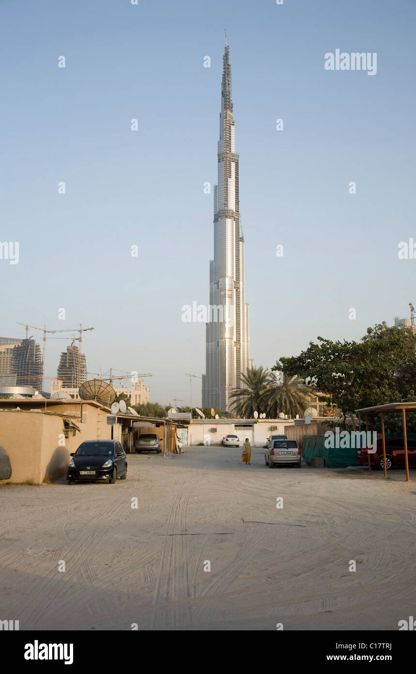 Wolkenkratzer Burj Dubai, Dubai, Vereinigte Arabische Emirate, Naher Osten Stockfoto