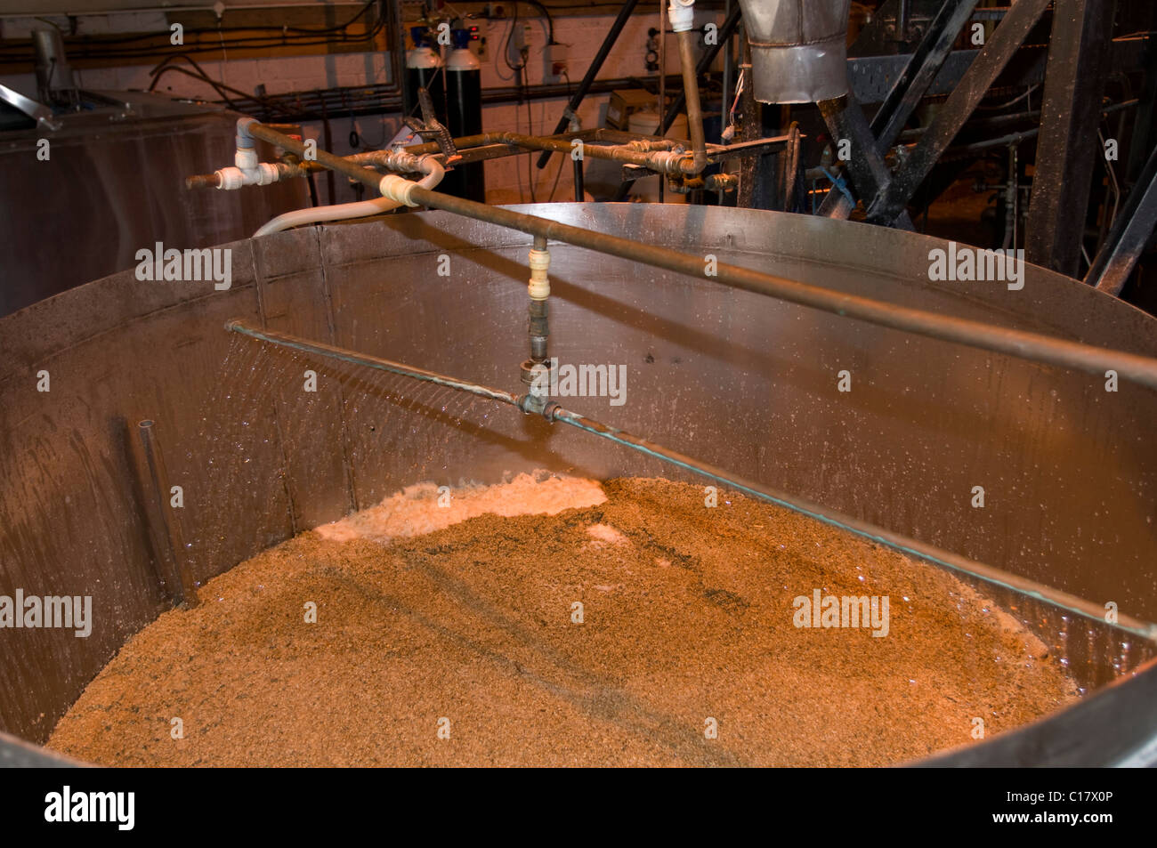 Whitstable Brauerei, Bierherstellung für Brauerei Stockfoto