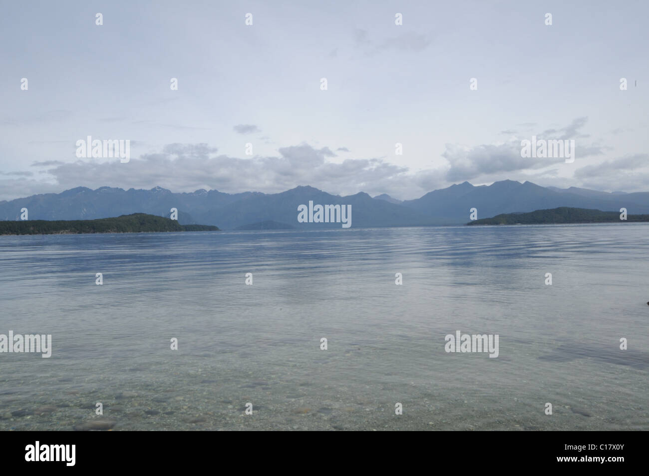 Lake Manapouri, Neuseeland Stockfoto