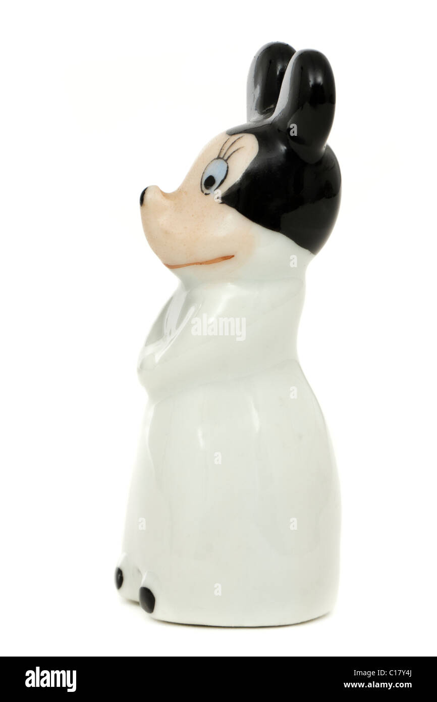 Minnie Mouse Porzellan ornament Stockfoto