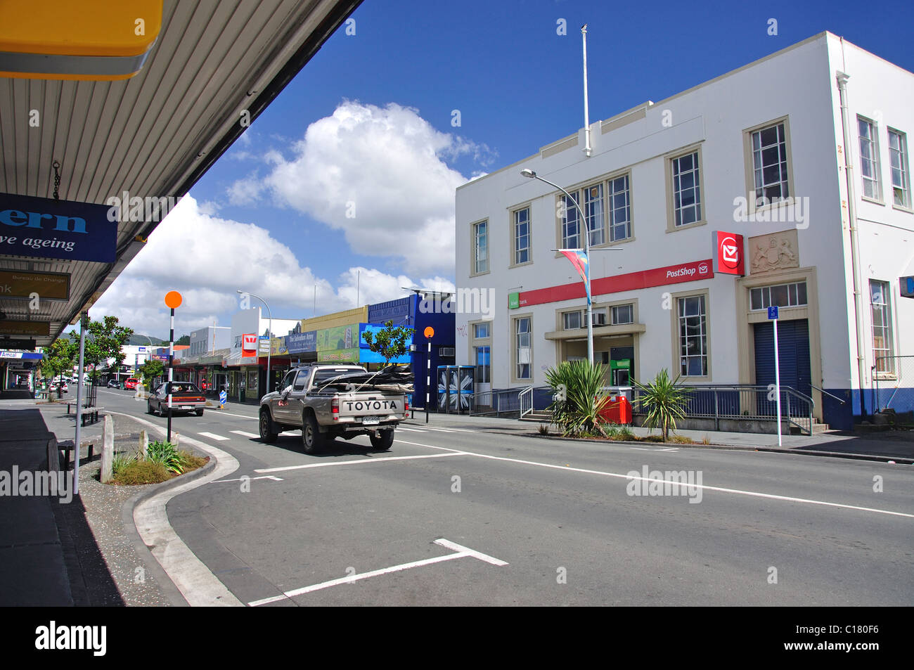 Commerce Street, Kaitaia, Northland Region, Nordinsel, Neuseeland Stockfoto