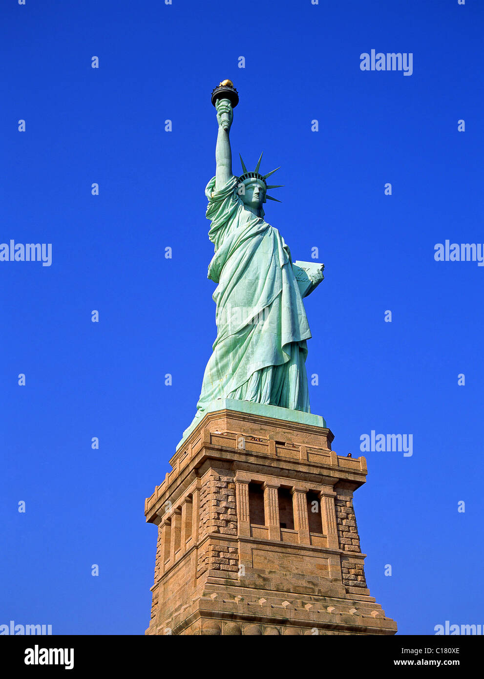 Statue of Liberty National Monument, Liberty Island, New York, New York State, Vereinigten Staaten von Amerika Stockfoto