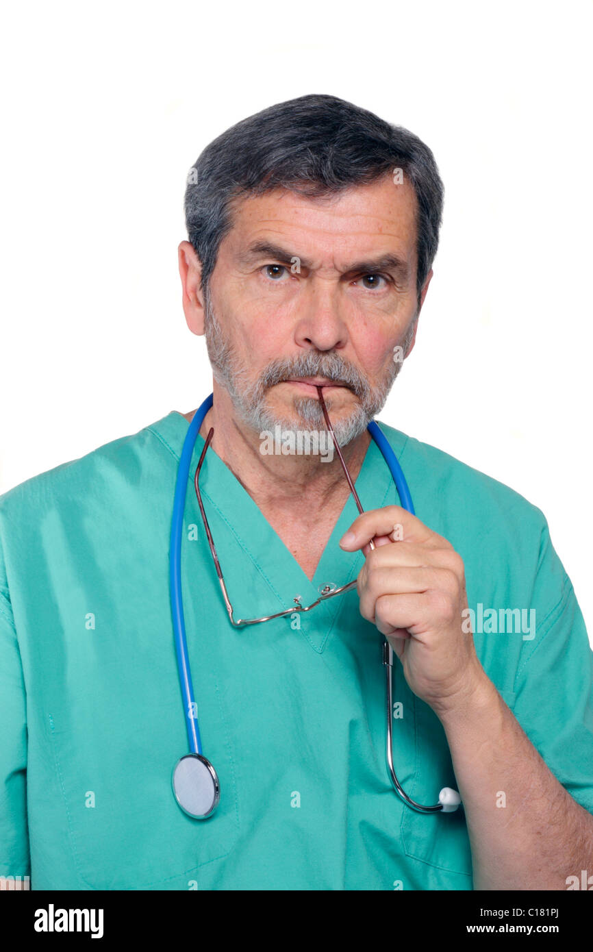 MD Arzt Chirurg Stockfoto