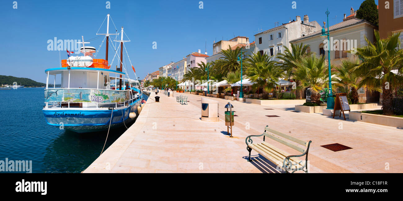 Hafen von Mali Lošinj, Insel Lošinj Kroatien Stockfoto