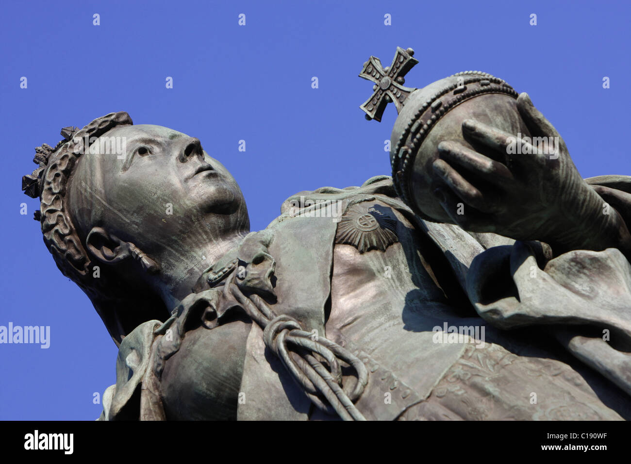 Statue von Königin Victoria, Victoria Square, Birmingham Stockfoto