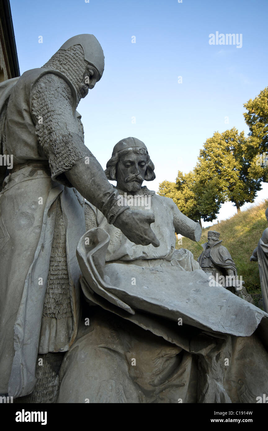 Statuen auf der Zitadelle, Berlin Stockfoto