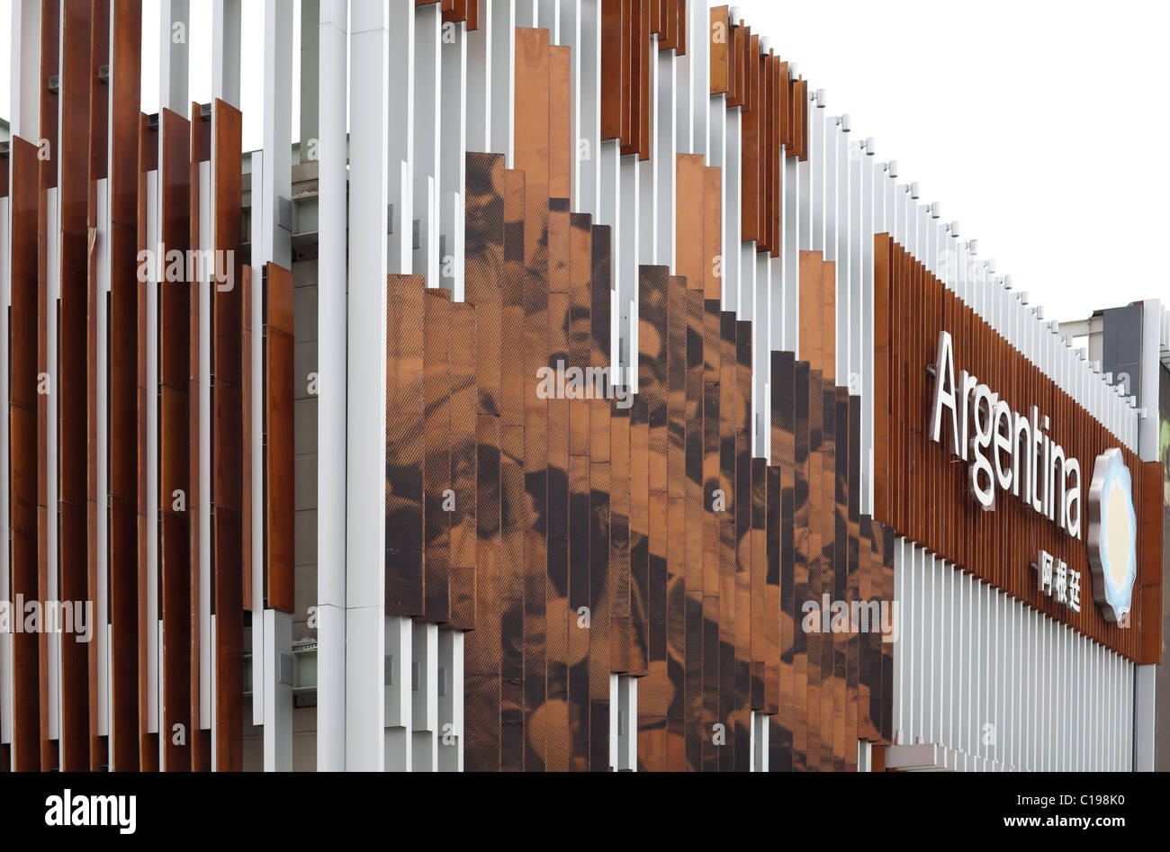 Shanghai World Expo 2010, China. Argentinien-Pavillon Stockfoto