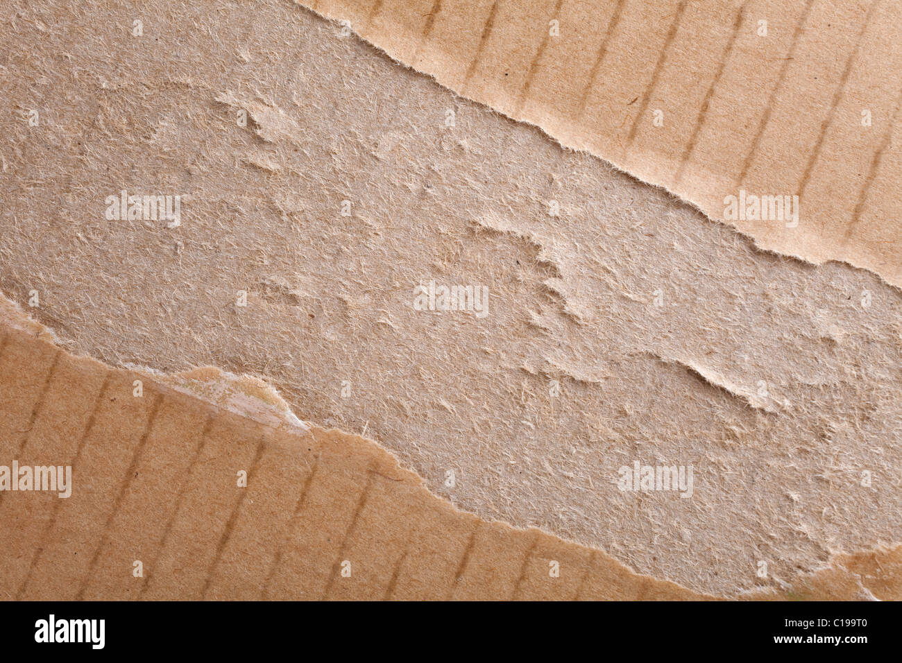 Karton für Hintergrund Stockfoto