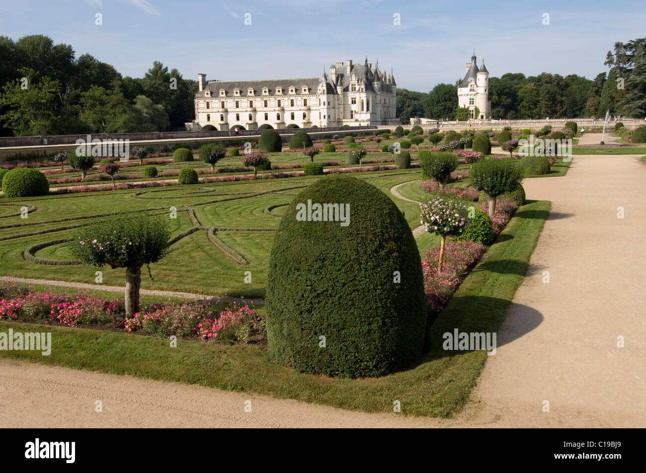 Schloss Chenonceau, in der Nähe von Tours, Frankreich, Europa Stockfoto