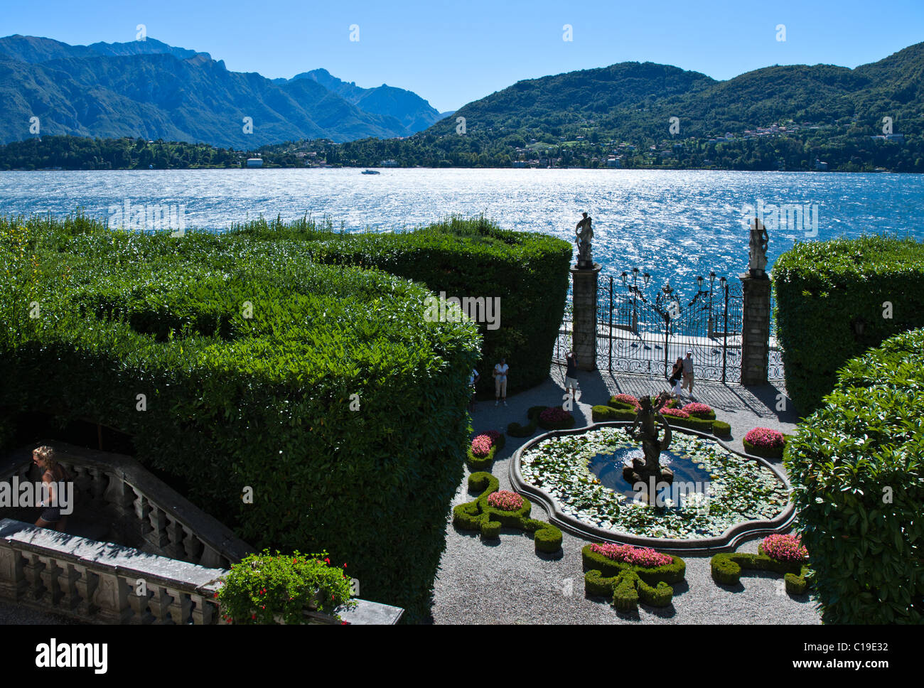 Italien, Comer See, Tremezzo, Villa Carlotta Stockfoto