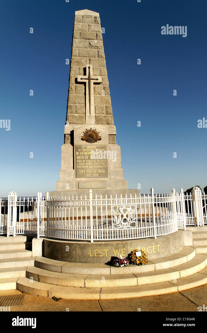 Australian War Memorial, Perth Western Australia Stockfoto