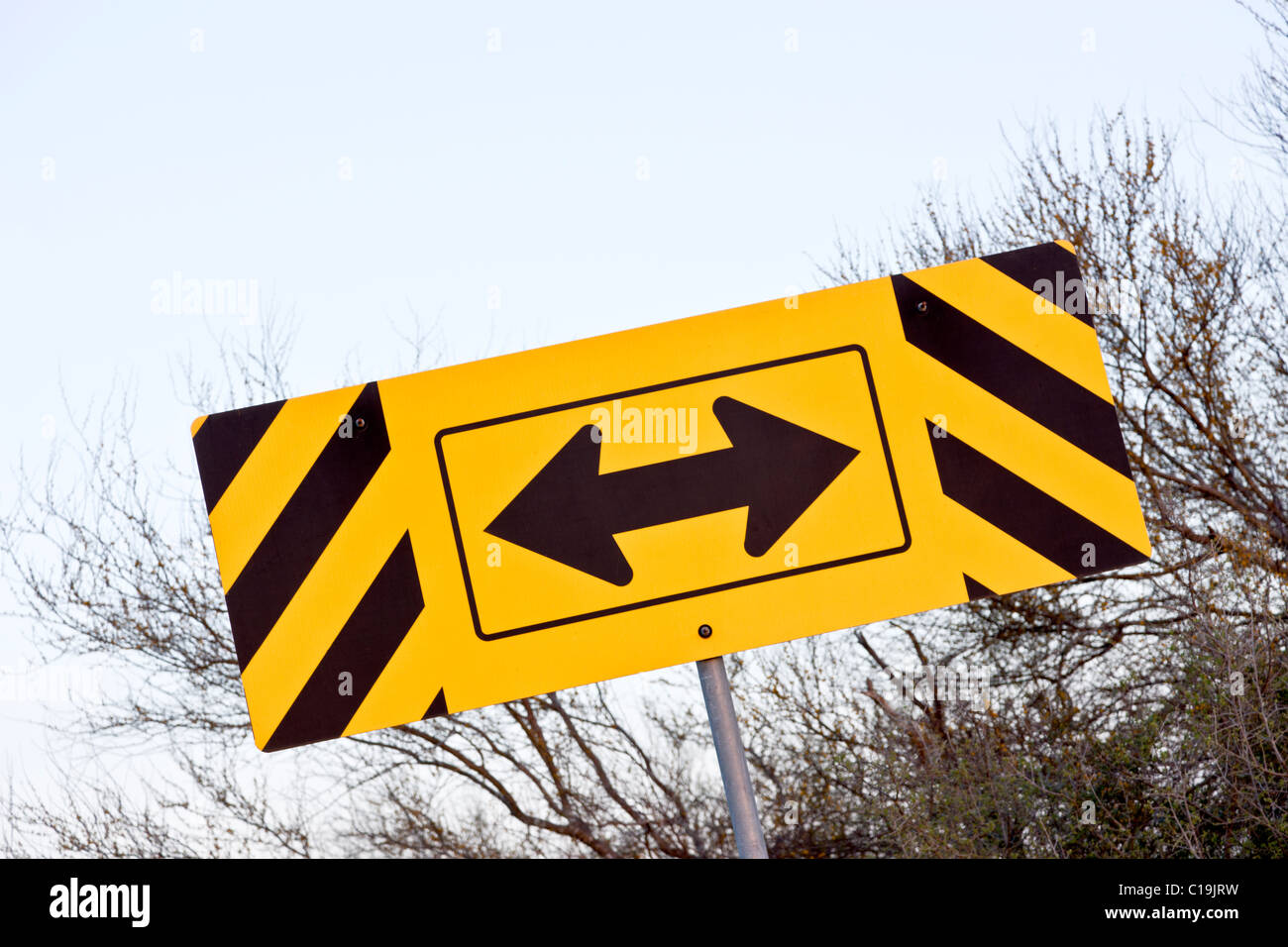 Direktionale Verkehrszeichen, Autobahn, Stockfoto