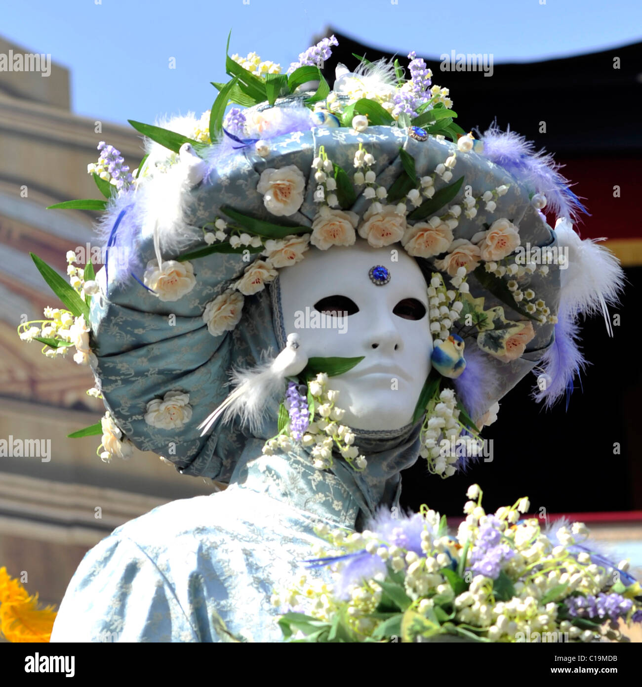Italien Venedig venezianische Maske Italien Venedig venezianische Maske Italien Italia Karneval Stockfoto