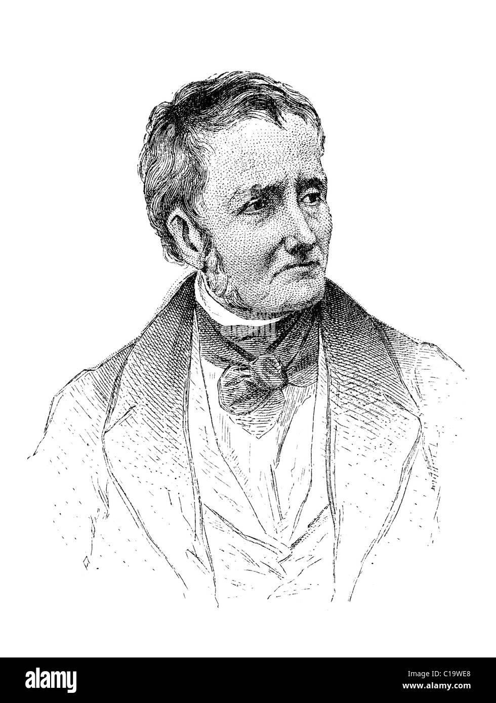 Thomas De Quincey (15. August 1785 – 8. Dezember 1859) Stockfoto