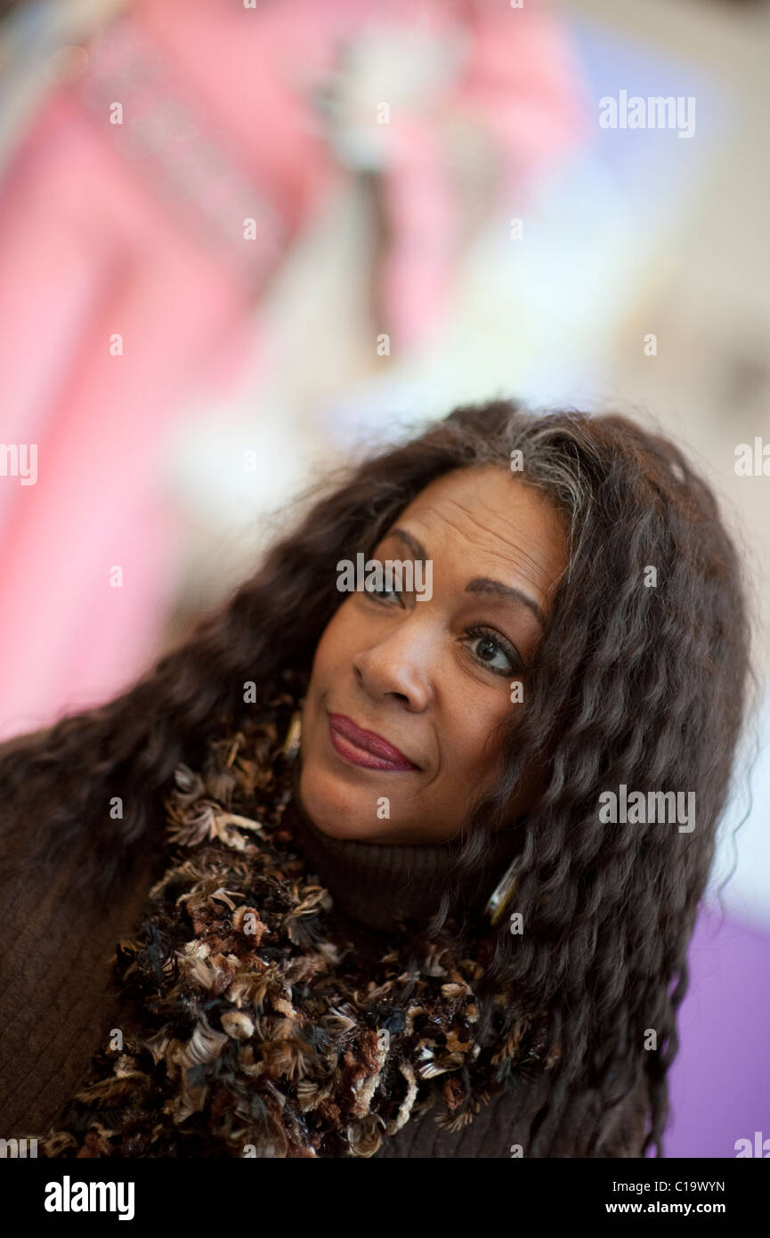 Mary Wilson, Gründungsmitglied von The Supremes Stockfoto