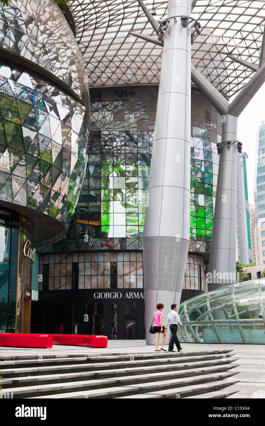 Der ION Orchard Mall, Orchard Road, Singapur Stockfoto
