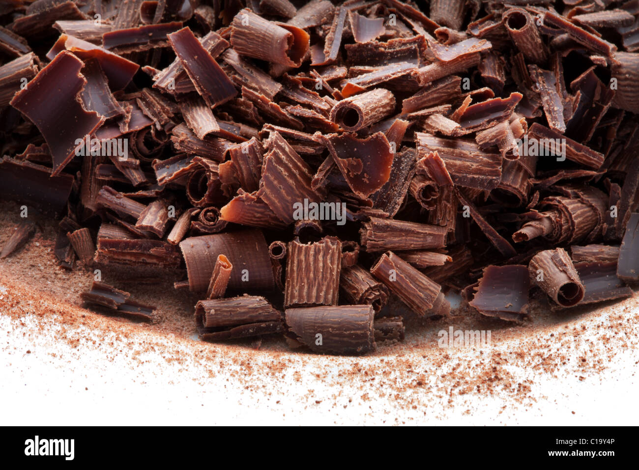 Nahaufnahme der Schokolade Stockfoto