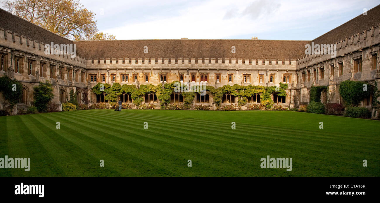 Quad von Magdalen College der Universität Oxford, Oxfordshire, England, UK Stockfoto