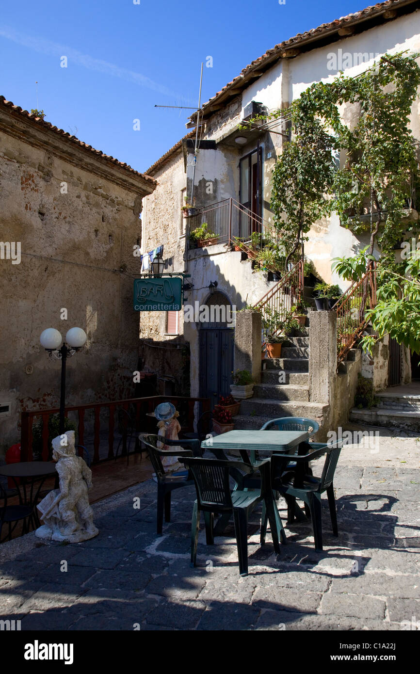 Agropoli Altstadt, Italien, Herbst 2010. Stockfoto