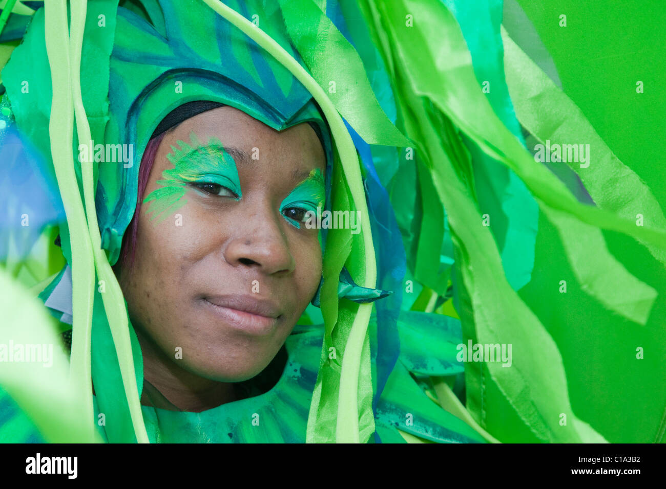 LONDON, ENGLAND - St. Patricks Day Festival und Parade in London Stockfoto