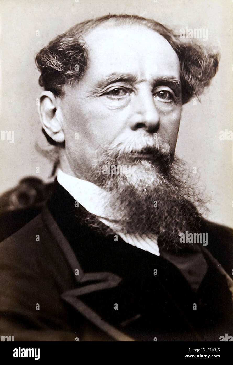 Charles Dickens, Schriftsteller Stockfoto