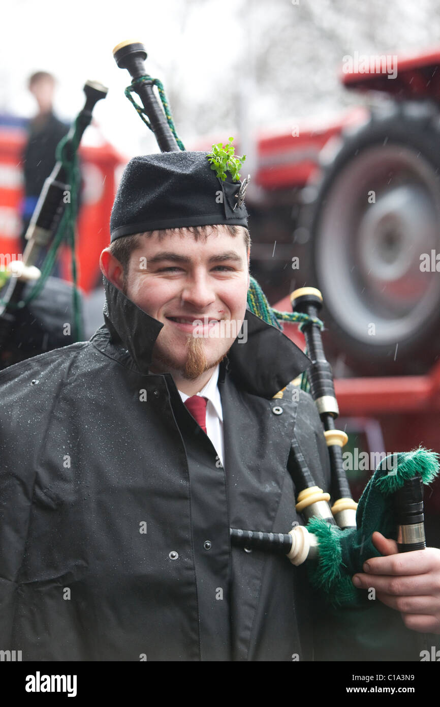 LONDON, ENGLAND - St. Patricks Day Festival und Parade in London Stockfoto