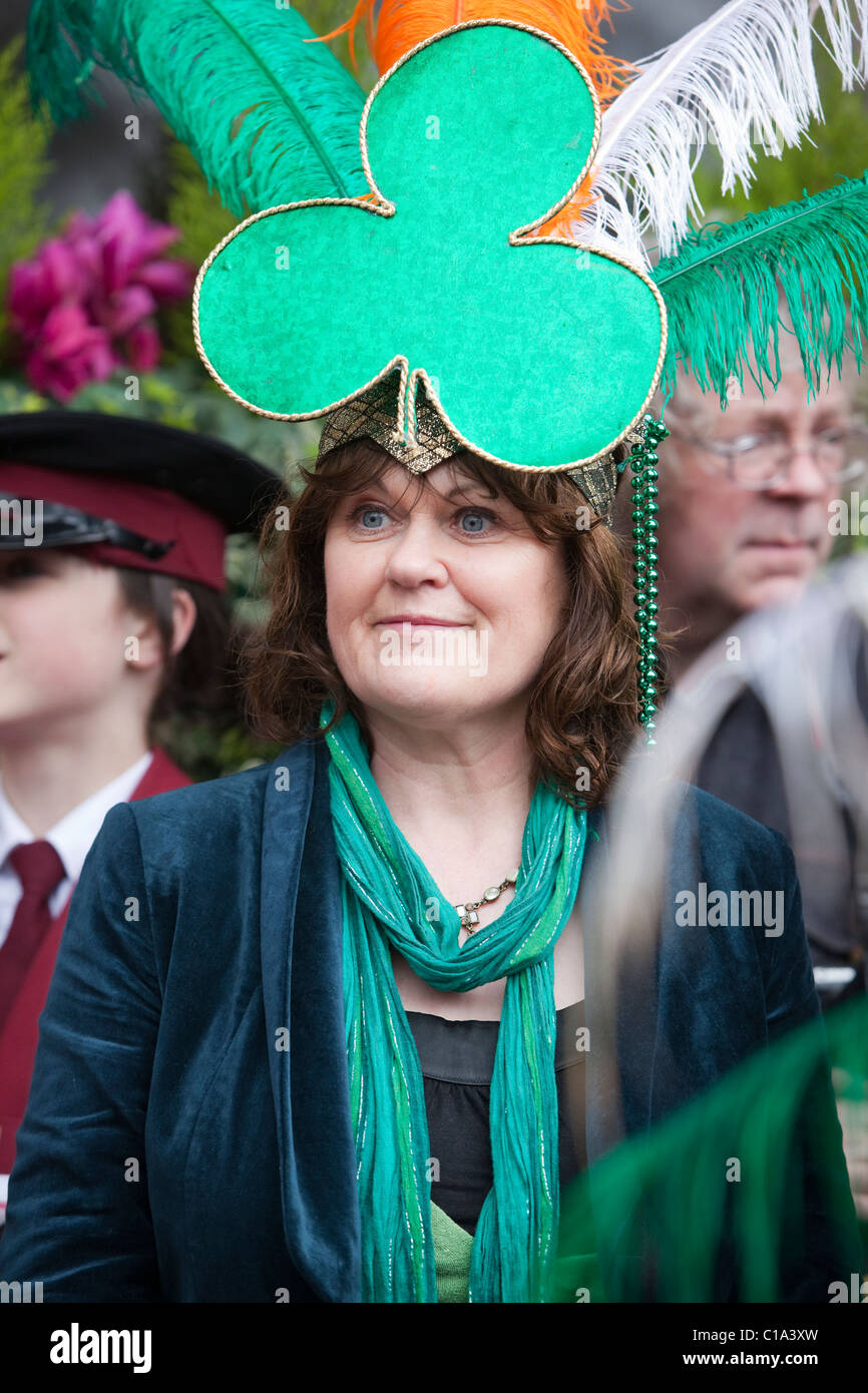 LONDON, ENGLAND - St. Patricks Day Festival und Parade in London Stockfoto