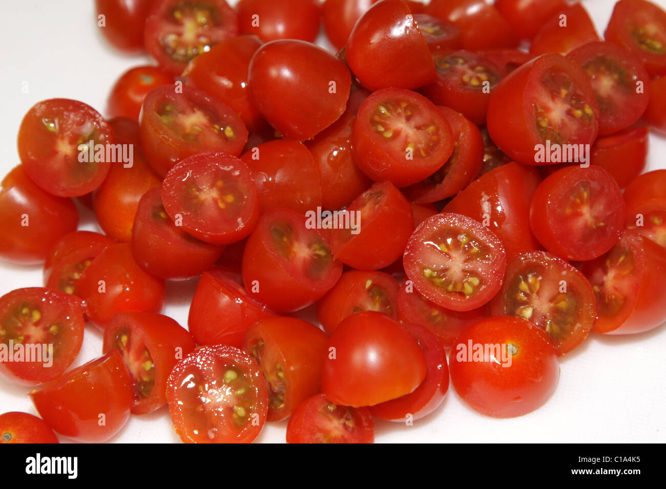 Cherry-Tomaten Stockfoto