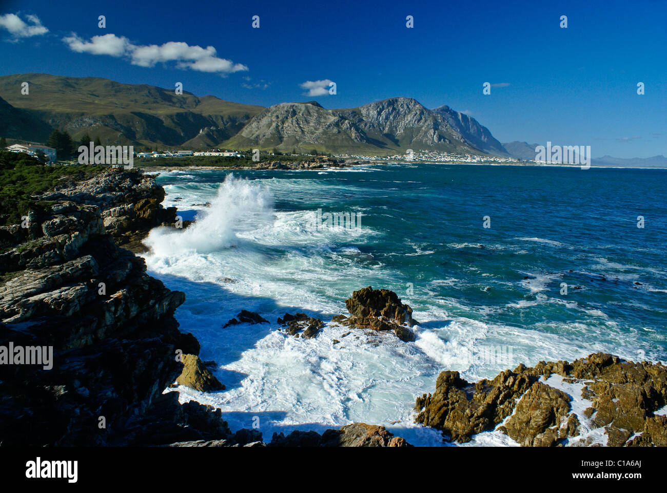 Gansbaai und Walker Bay, Western Cape, Südafrika Stockfoto
