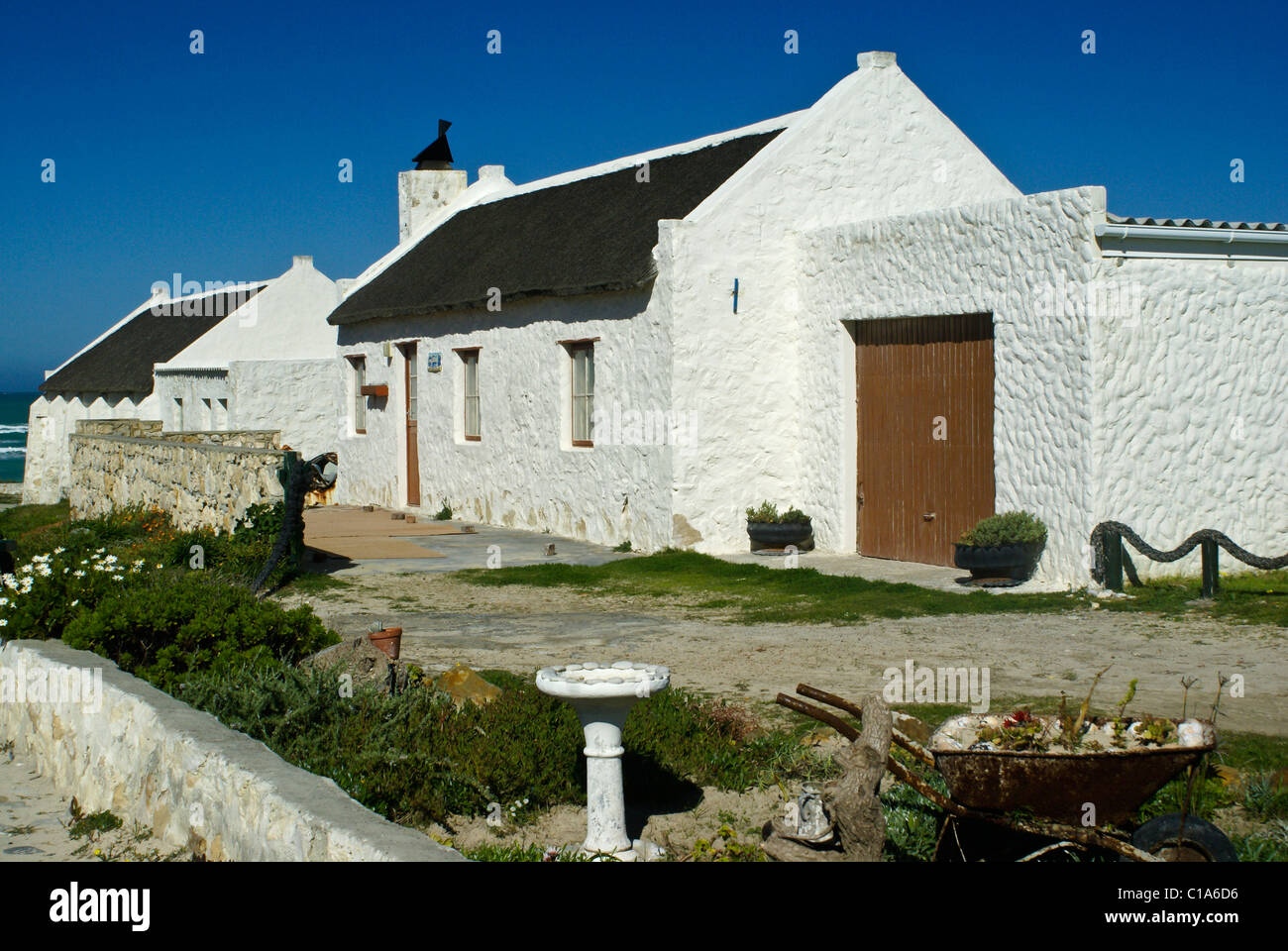 Fischerhaus, Kassiesbaai, Arniston, Western Cape, Südafrika Stockfoto