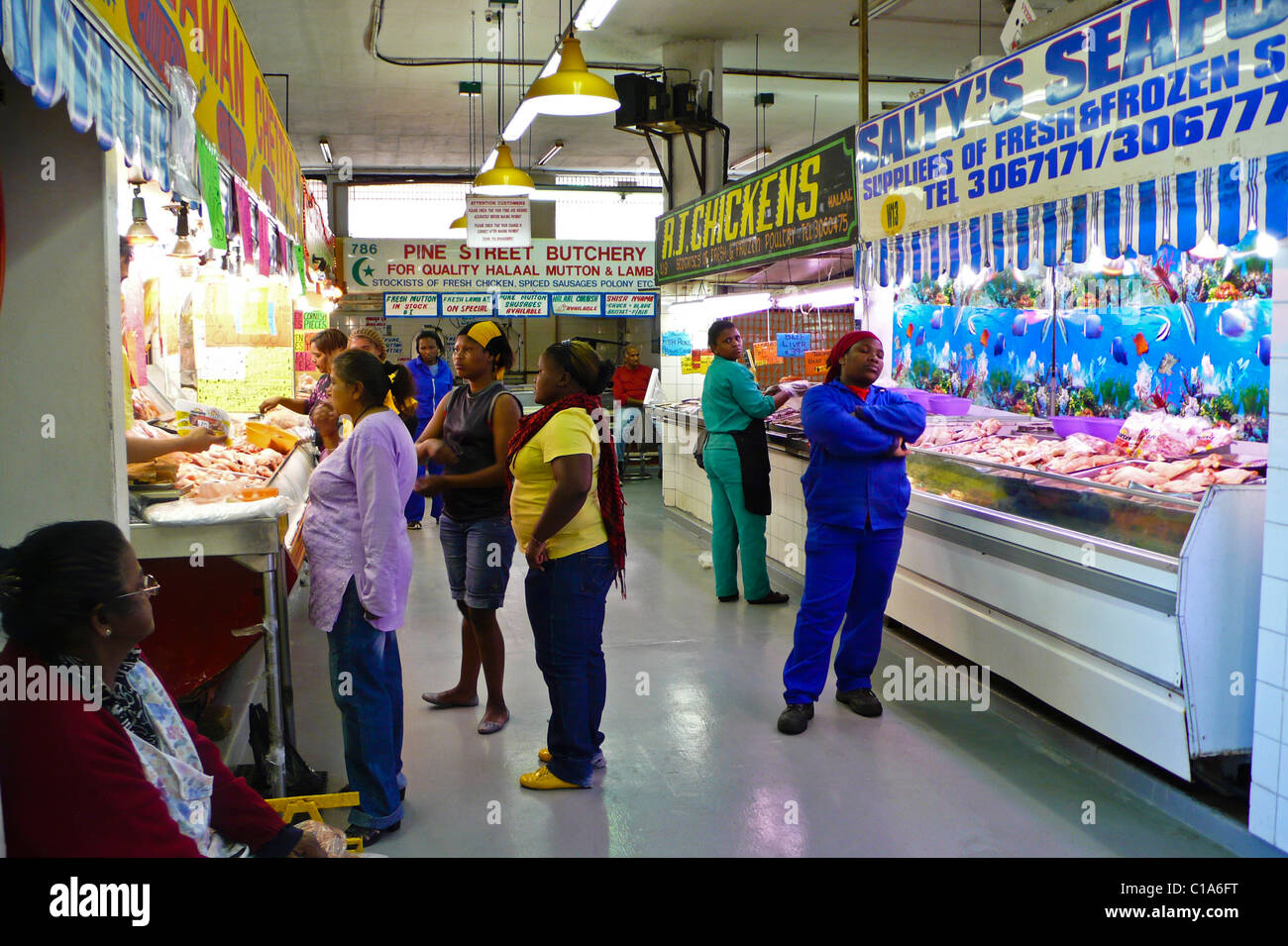 Indischen Markt (Victoria Street Market), Durban, Südafrika Stockfoto