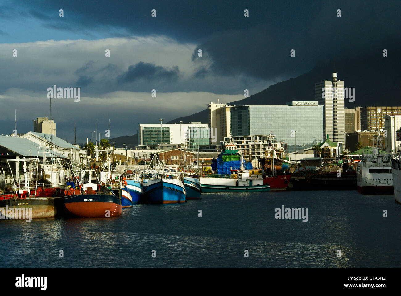 Hafen von Victoria & Alfred Waterfront, Cape Town, Südafrika Stockfoto