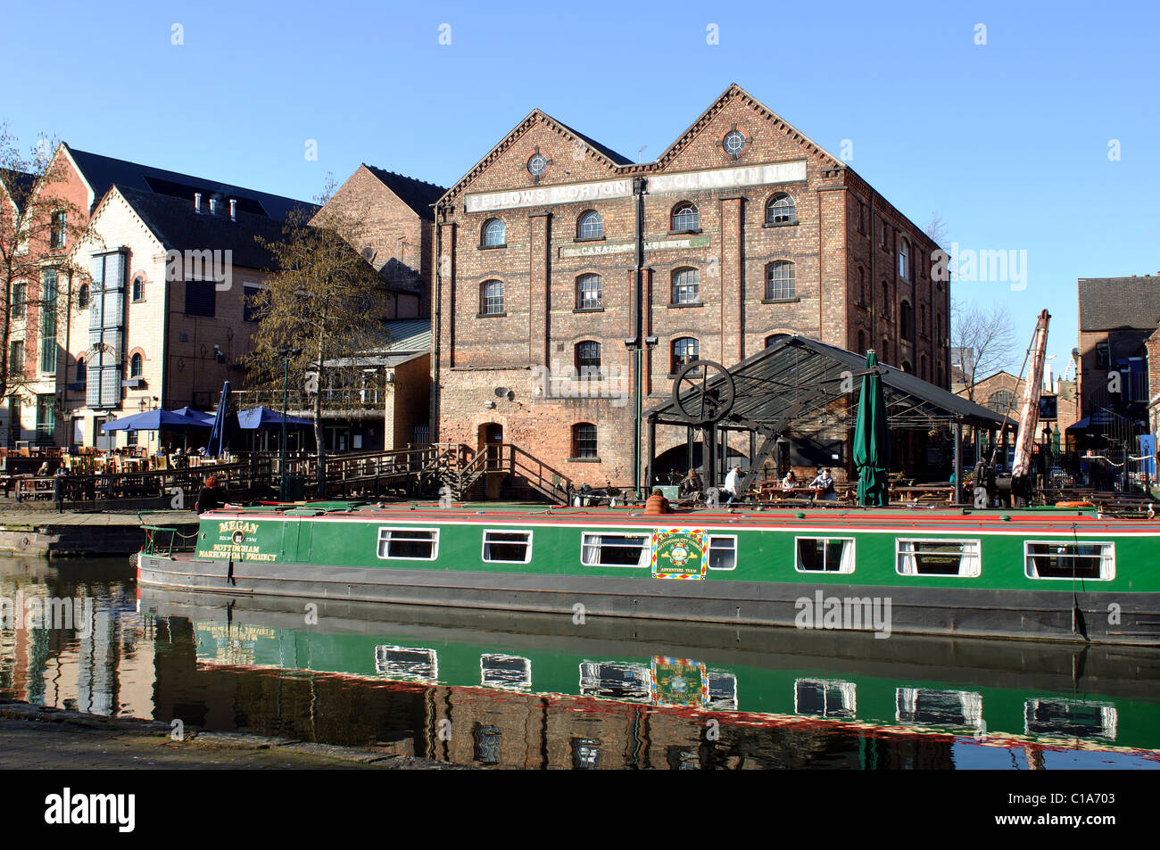 Nottingham Canal und Kanalmuseum Stockfoto