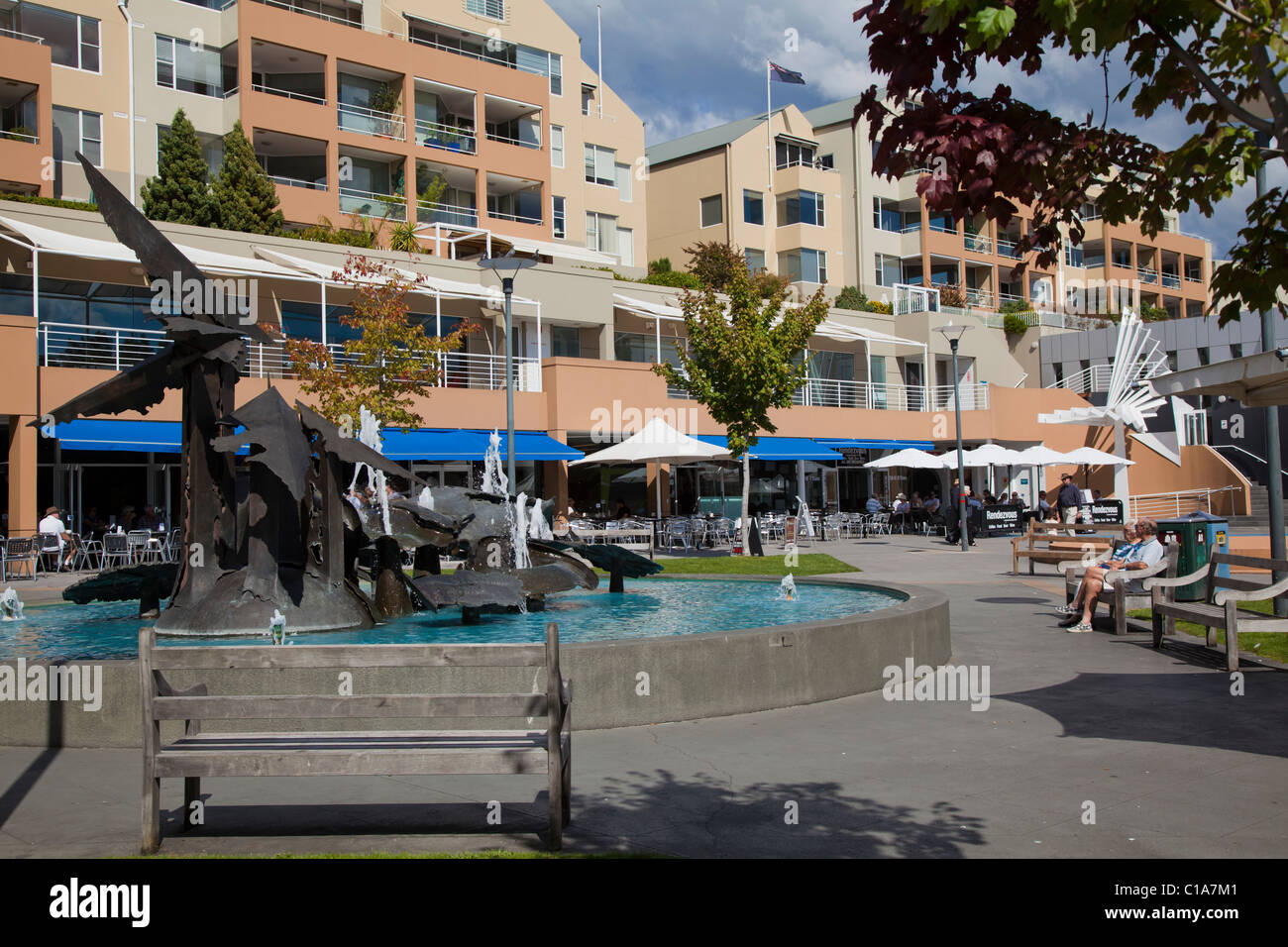 Salamanca Place, Hobart, Australien Stockfoto