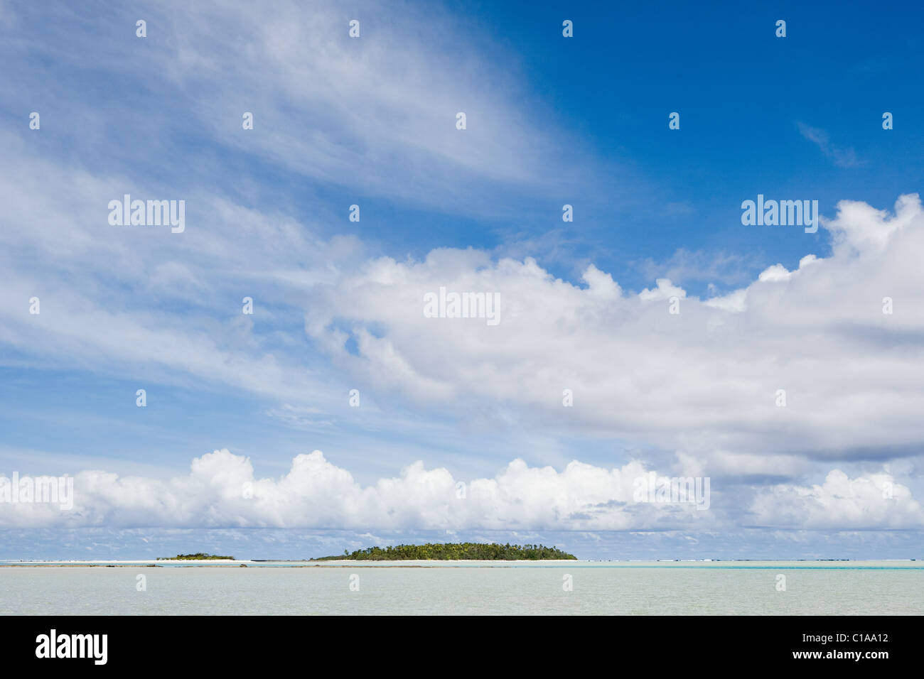 Insel im Südpazifik Stockfoto