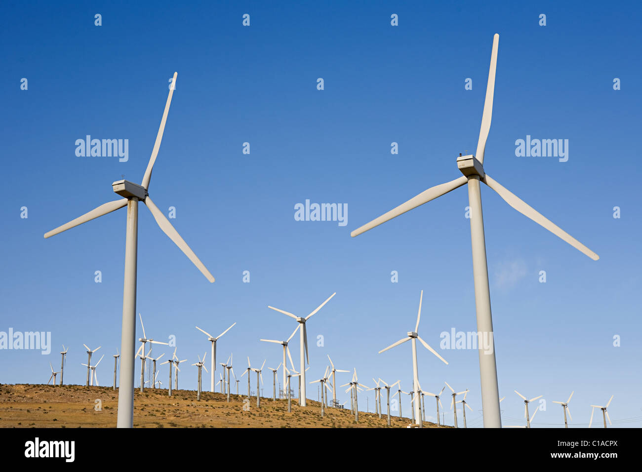 Wind Farm, Indian Wells, Kalifornien, USA Stockfoto