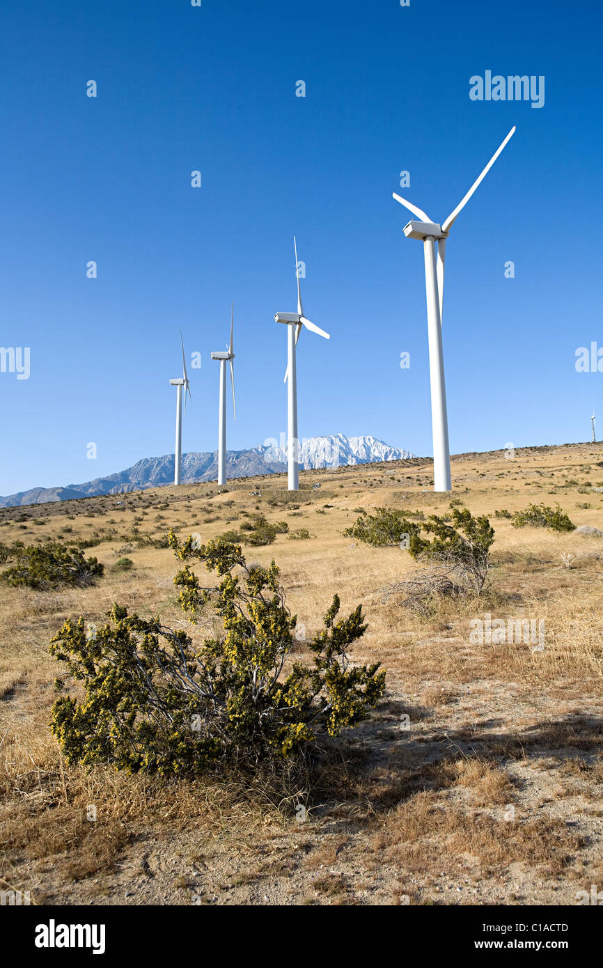 Wind Farm, Indian Wells, Kalifornien, USA Stockfoto