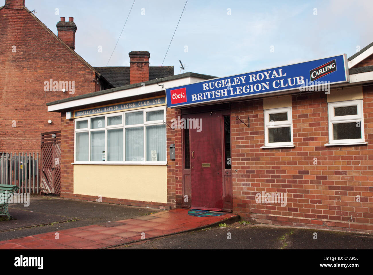 Rugeley Royal British Legion Club Staffordshire UK Stockfoto