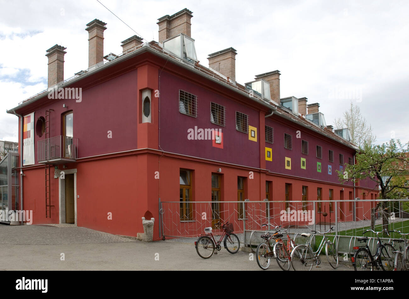 Celica, das alte Gefängnis jetzt Jugendherberge, Ljubljana, Slowenien, Europa Stockfoto