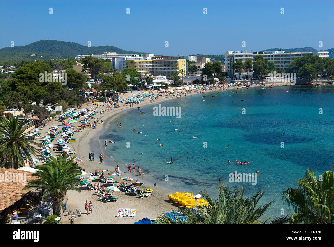 Es Cana, Ibiza, Balearen, Spanien Stockfoto